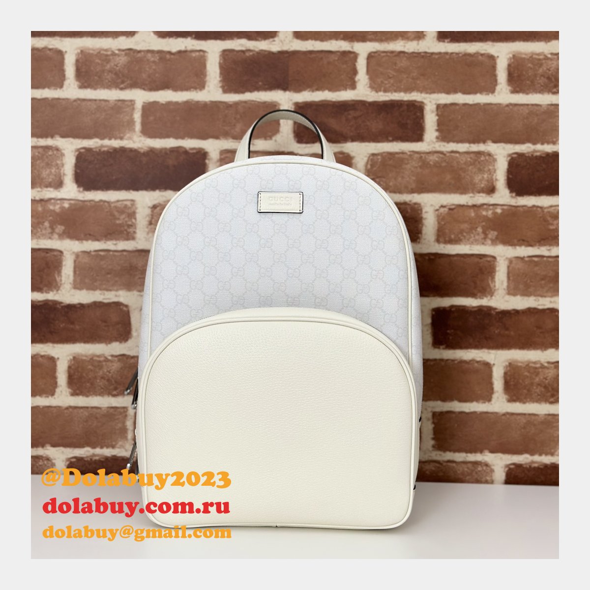 Gucci 7 Star GG Backpack 795462 Mens Supreme Replica Bag