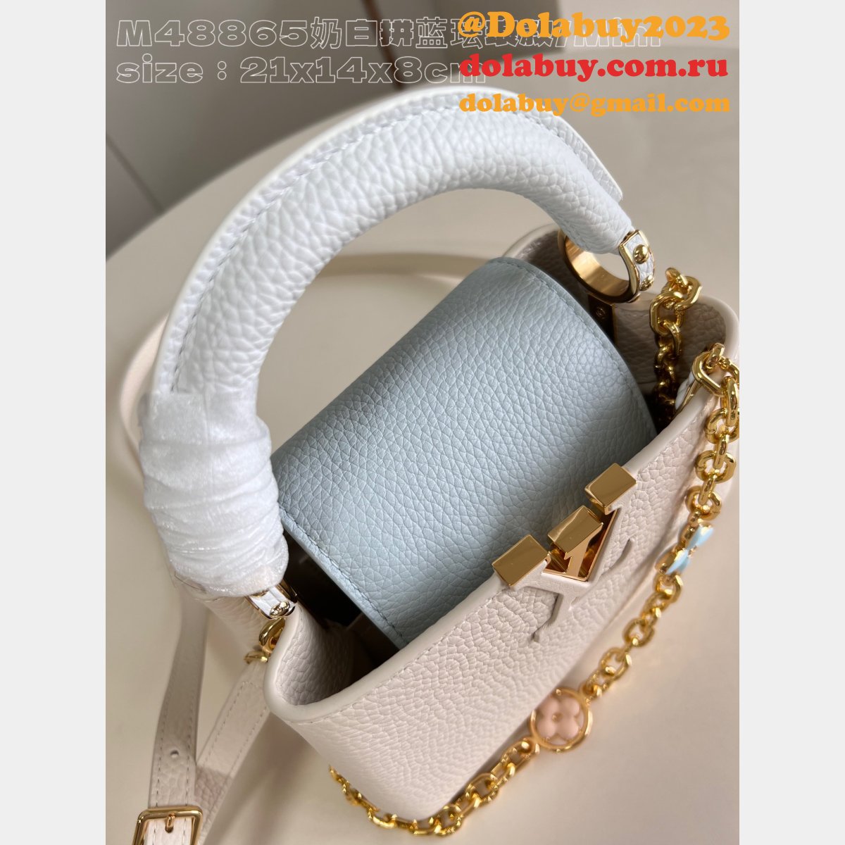 Louis Vuitton Capucines Wholesale Original M48865 Replica Bag