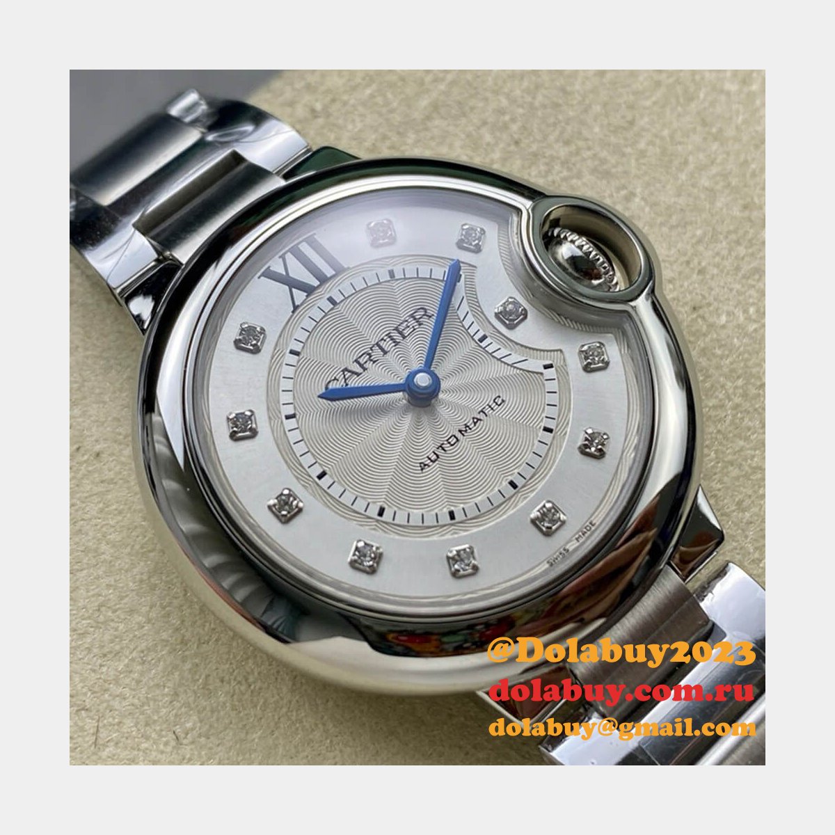 Cartier 33mm Ballon Bleu de Cartier watch