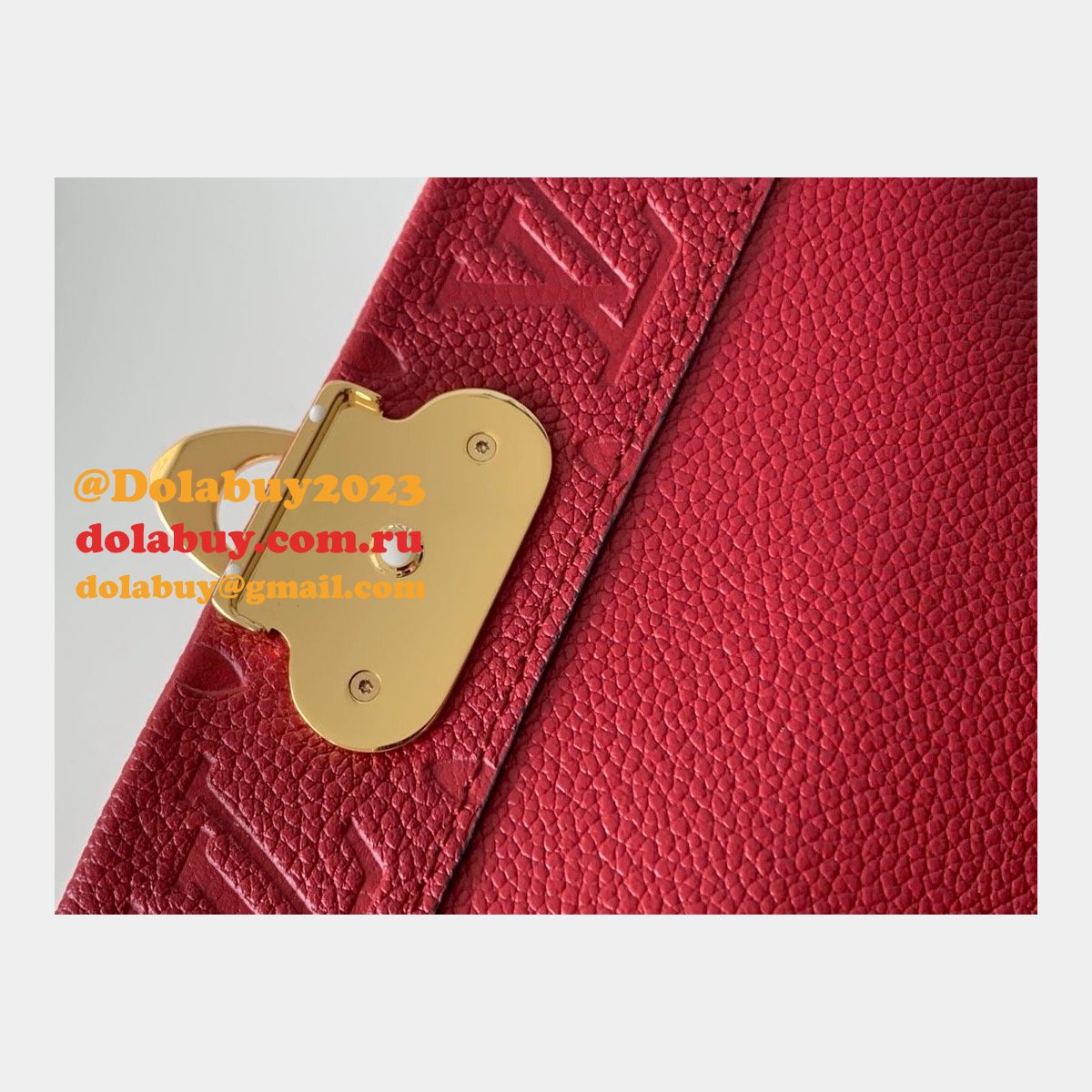 Louis Vuitton UK Vavin BB M44553 Red Monogram Empreinte Leather