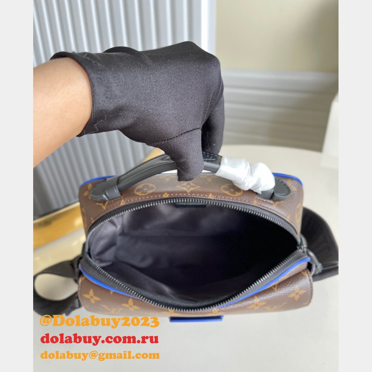 Louis Vuitton AAA+ LVS Replica S Lock Messenger M45863 Monogram