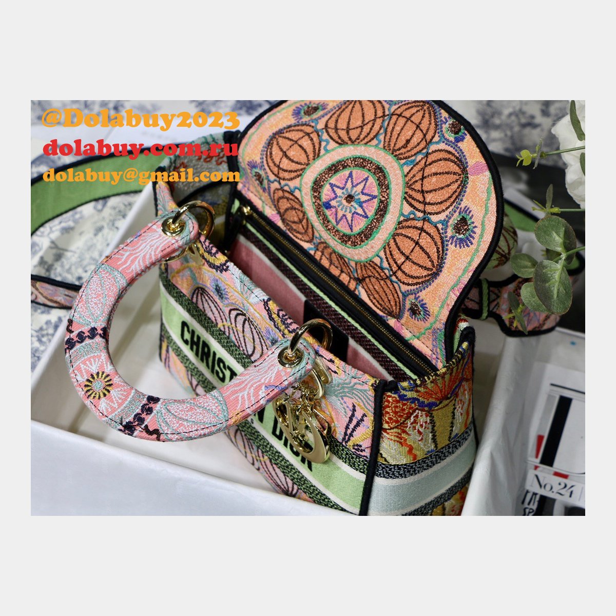 Top Lady Dior 24cm Best Quality