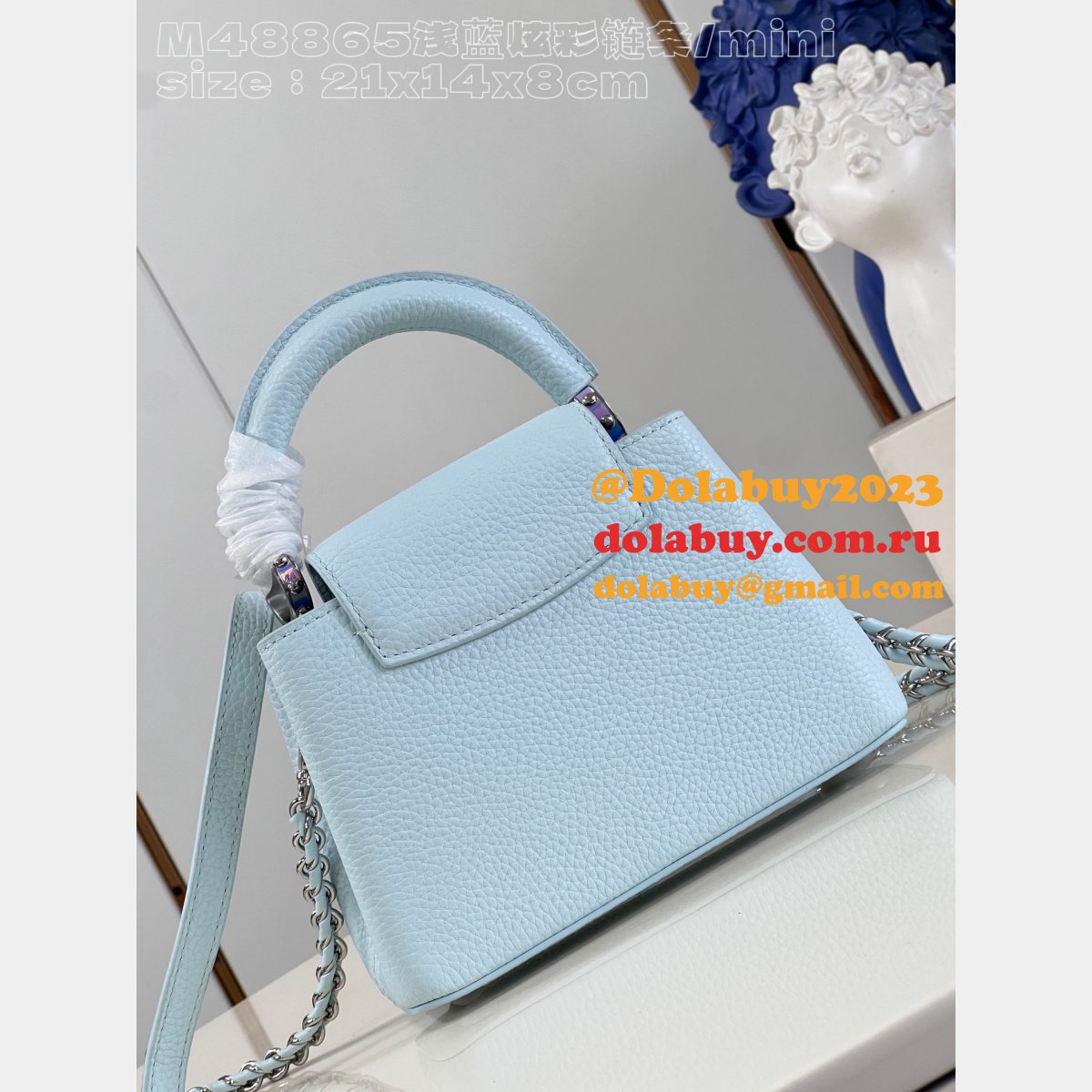 The Capucines Replica Top Quality Taurillon Louis Vuitton M48865 Bag