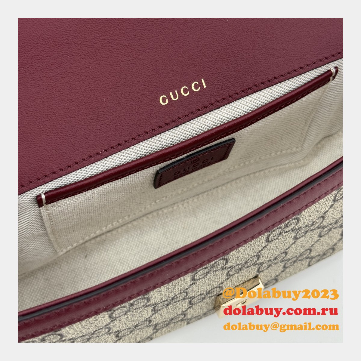 Designer Gucci Horsebit Duplicate Shoulder 815206 7 Star Bag