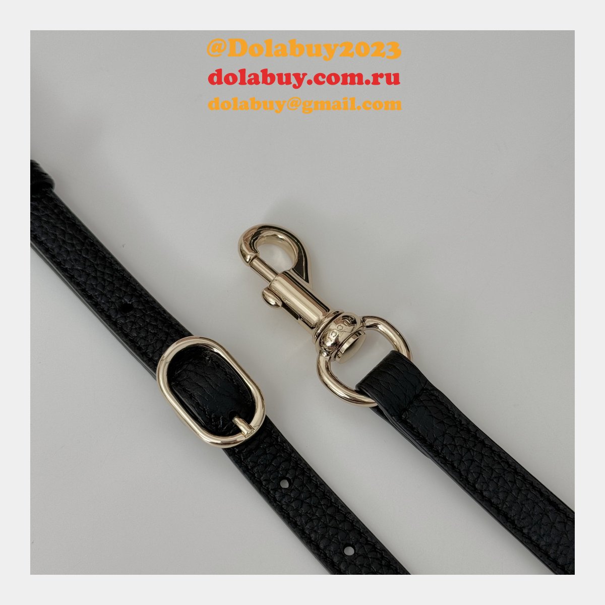 Gucci Designer Copy GG Emblem Small Shoulder Chain 815263 Black Bag