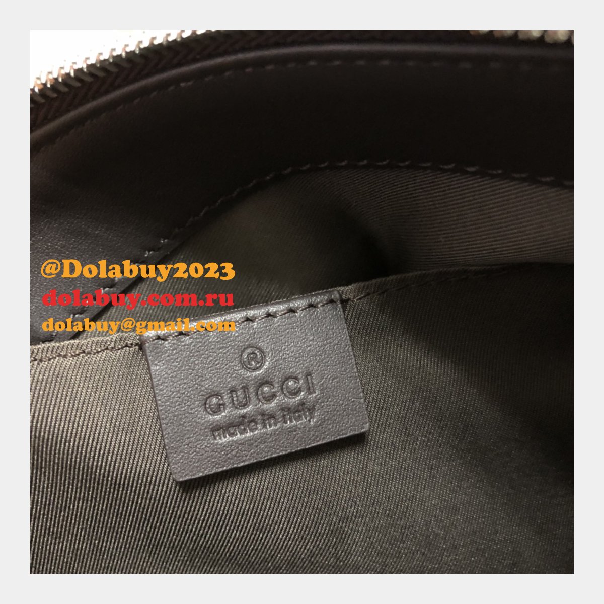 replica G*u*i 7 star gg supreme gray small messenger 523599 bag