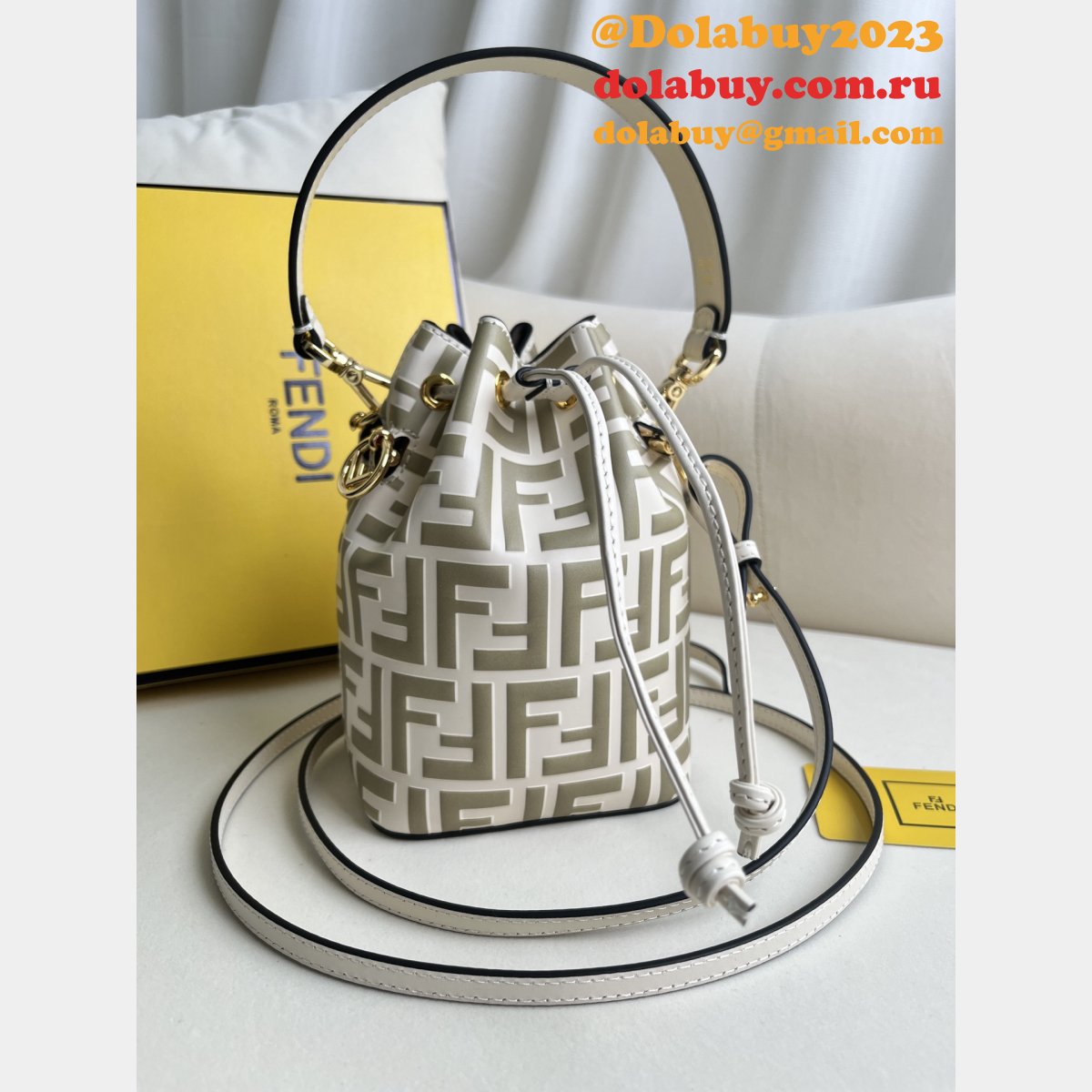 Top Quality Wholesale Fendi Mon Tresor FF small BUCKET BAG