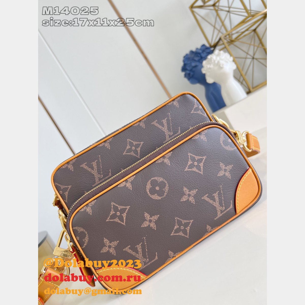 Nil Bag Louis Vuitton Fake M14025 Luxury Autres Cuirs Monogram Brown