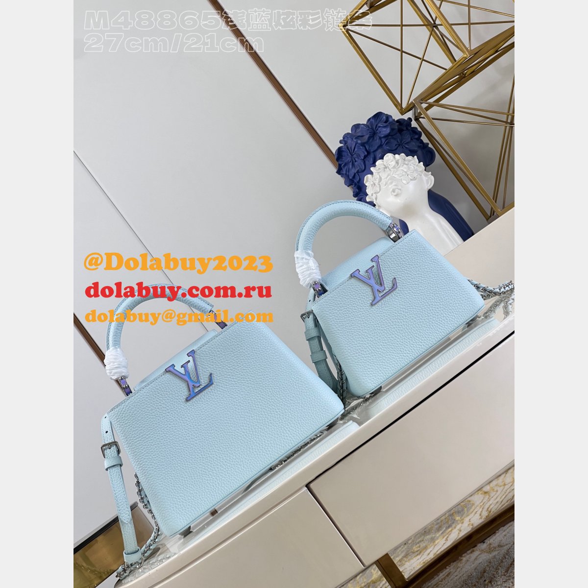 The Capucines Replica Top Quality Taurillon Louis Vuitton M48865 Bag