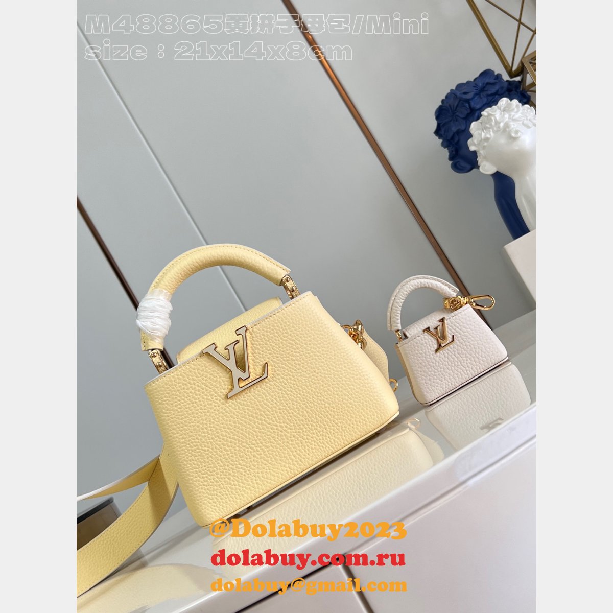 Louis Vuitton 7 Star M48865 Mother-Child Capucines High-Quality Replica Bags