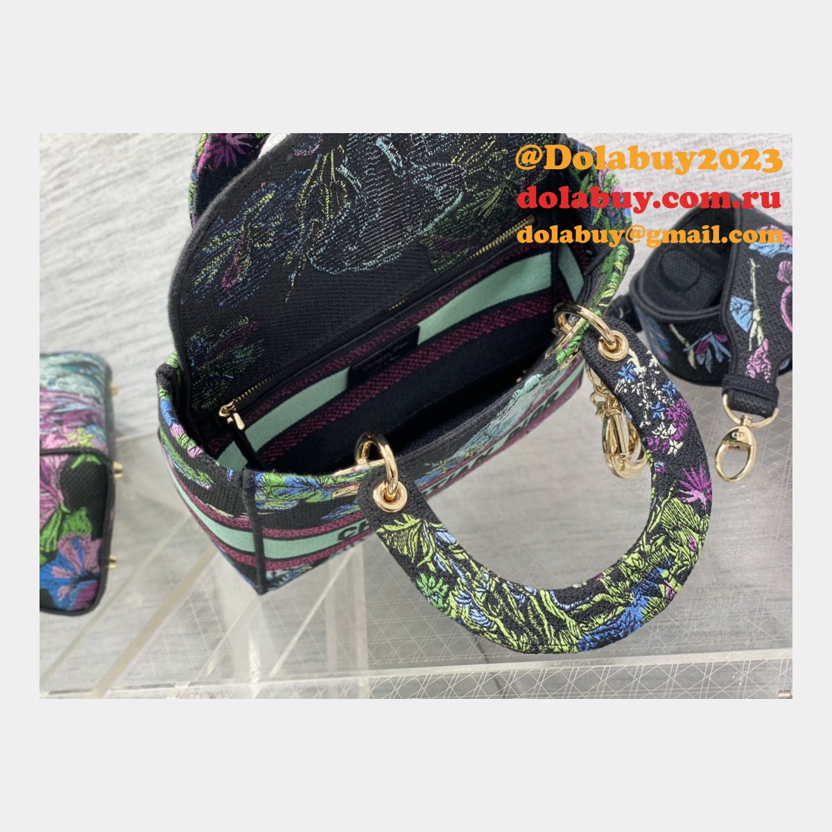 Top Quality Lady Dior 1:1 Lady 24cm Replica Handbags