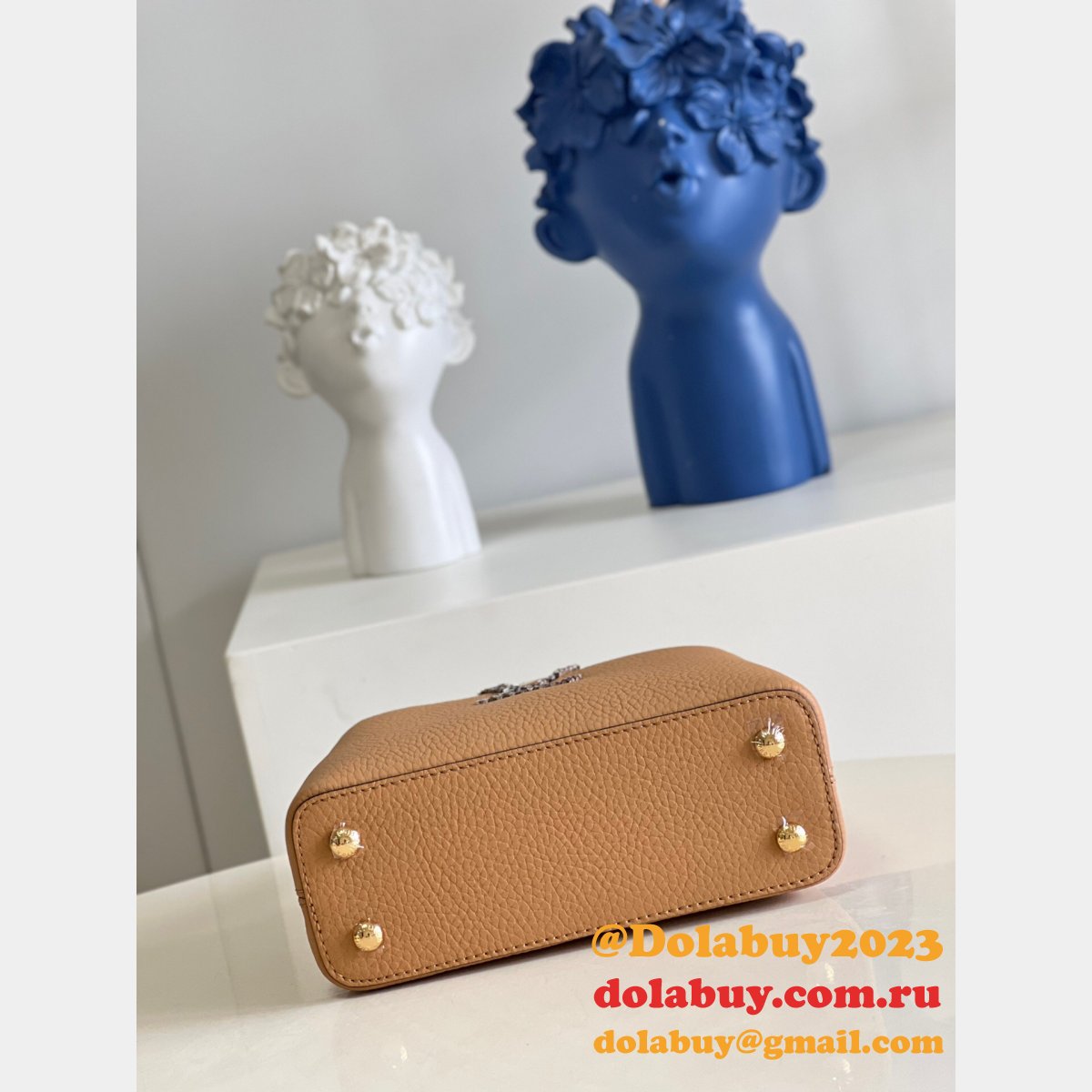 Louis Vuitton First Copy Capucines N80741 Arizona Brown Bag