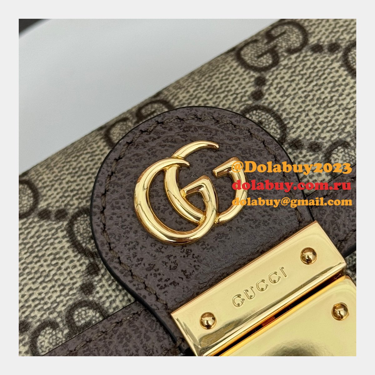 Ophidia 1:1 Mirror Ebony Supreme 772314 Inspired Gucci Bag