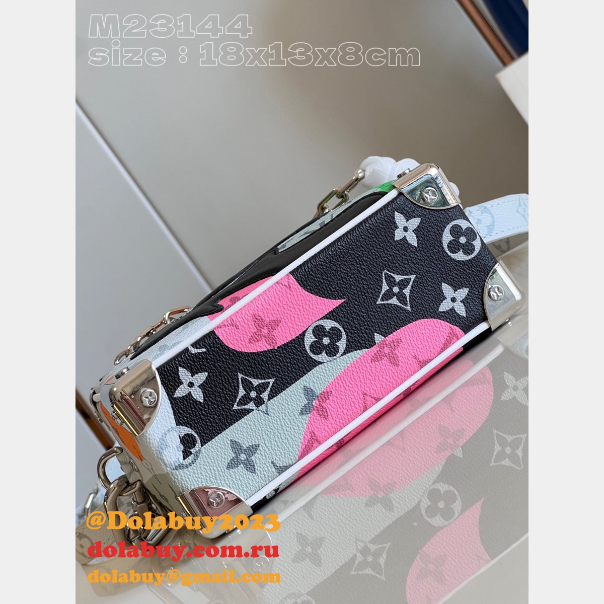 AAA+ Louis Vuitton 1:1 Mirror Soft Trunk Monogram M23144 Men Bag