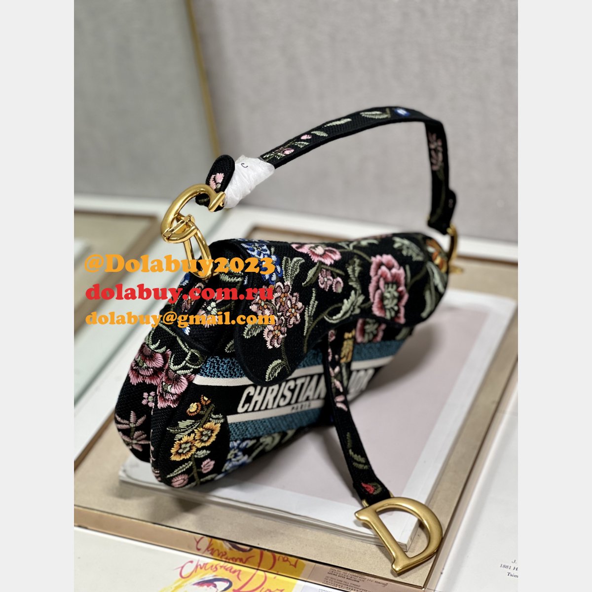 Replica Designer Dior Oblique Saddle Bags 9012/0446 On Sale