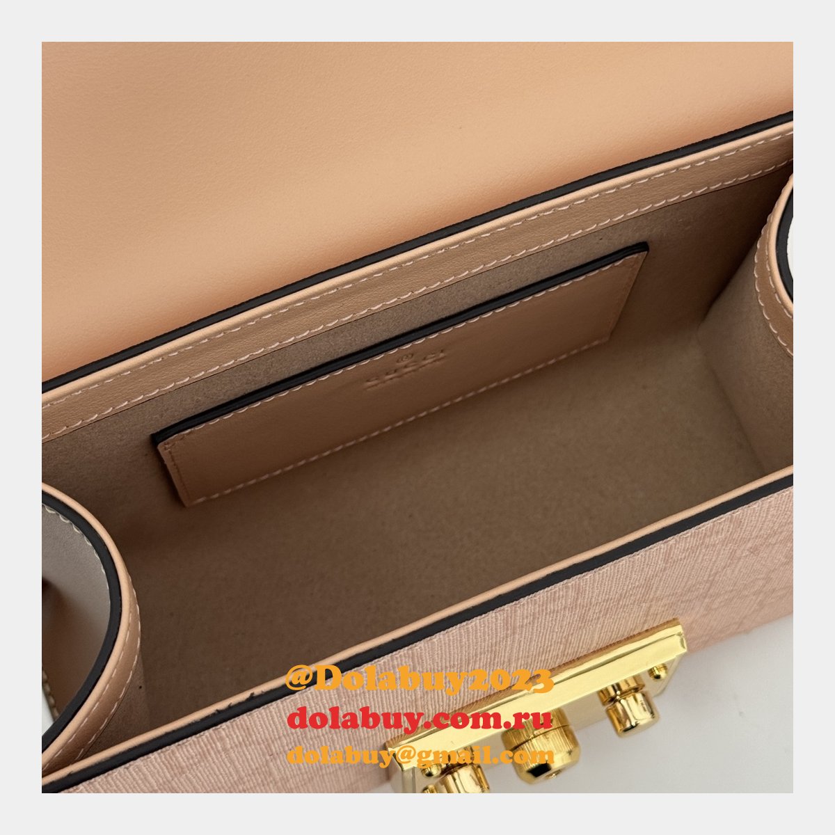 Luxury Padlock Gucci Copy GG Shoulder 409487 Bag