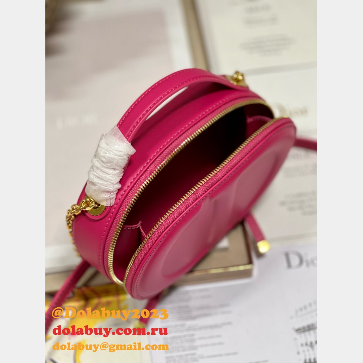 Buy Cheap Replica Dior 1293 Bobby Ophidia CD Signature Bag