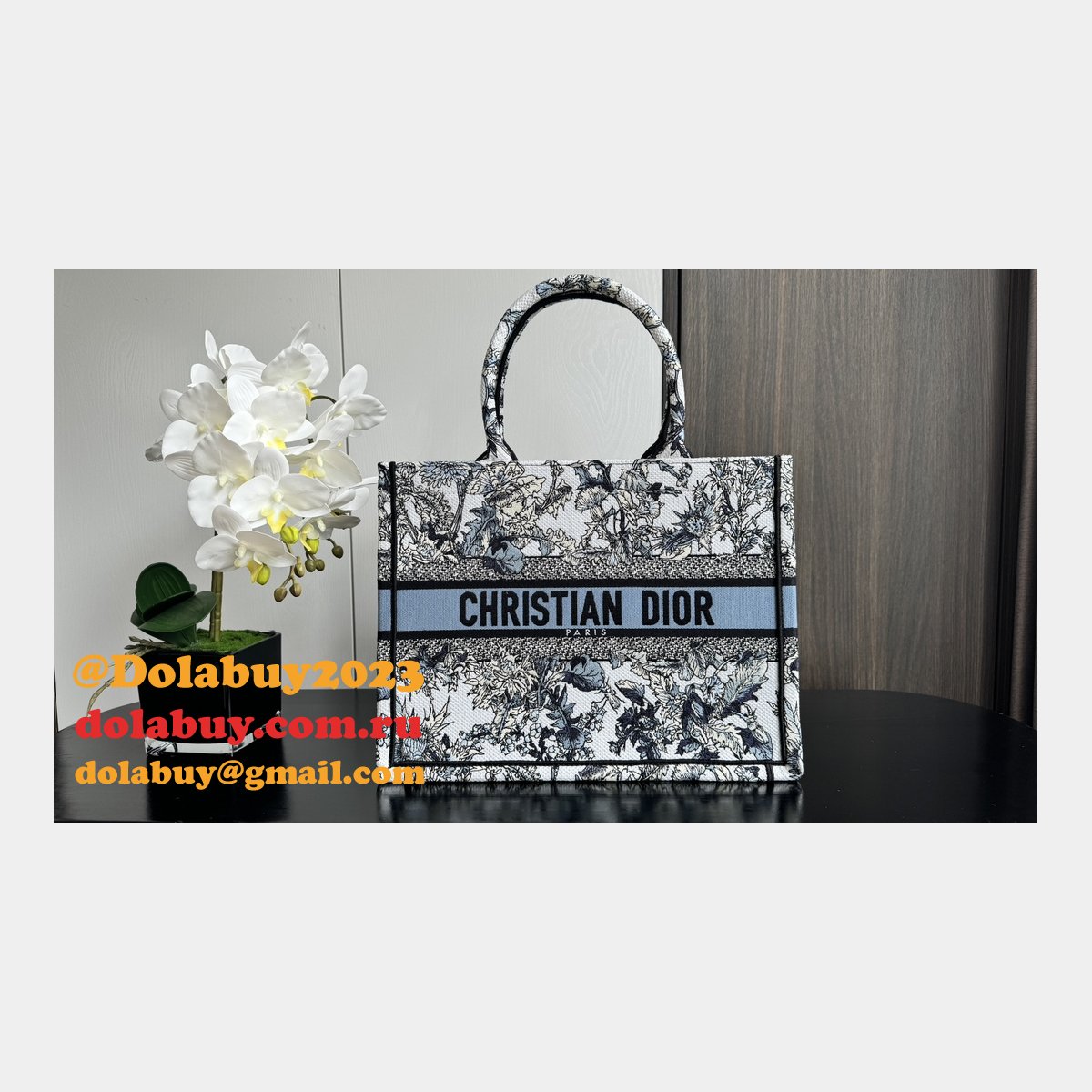 Christian 2024 Dior Duplicate Top High CD Book Tote Bags