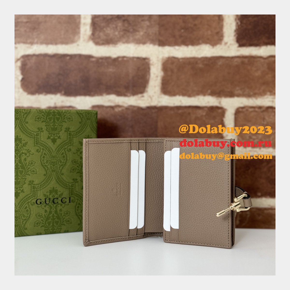 Perfect Gucci Knockoff Jackie 1961 Card Case Wallet 645536