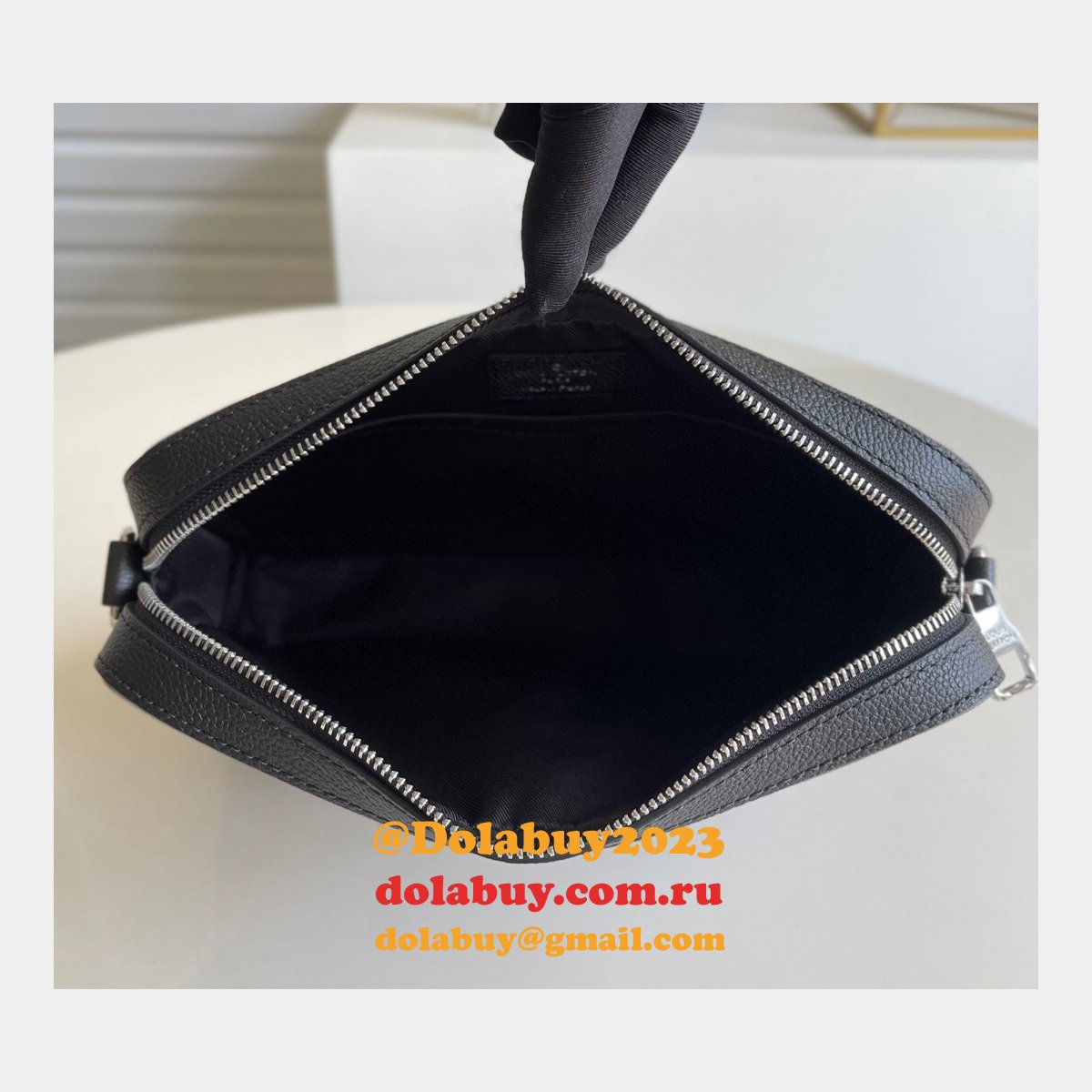 Best High Quality Replica LV Trio Messenger Other Leathers N80401 Black Bags