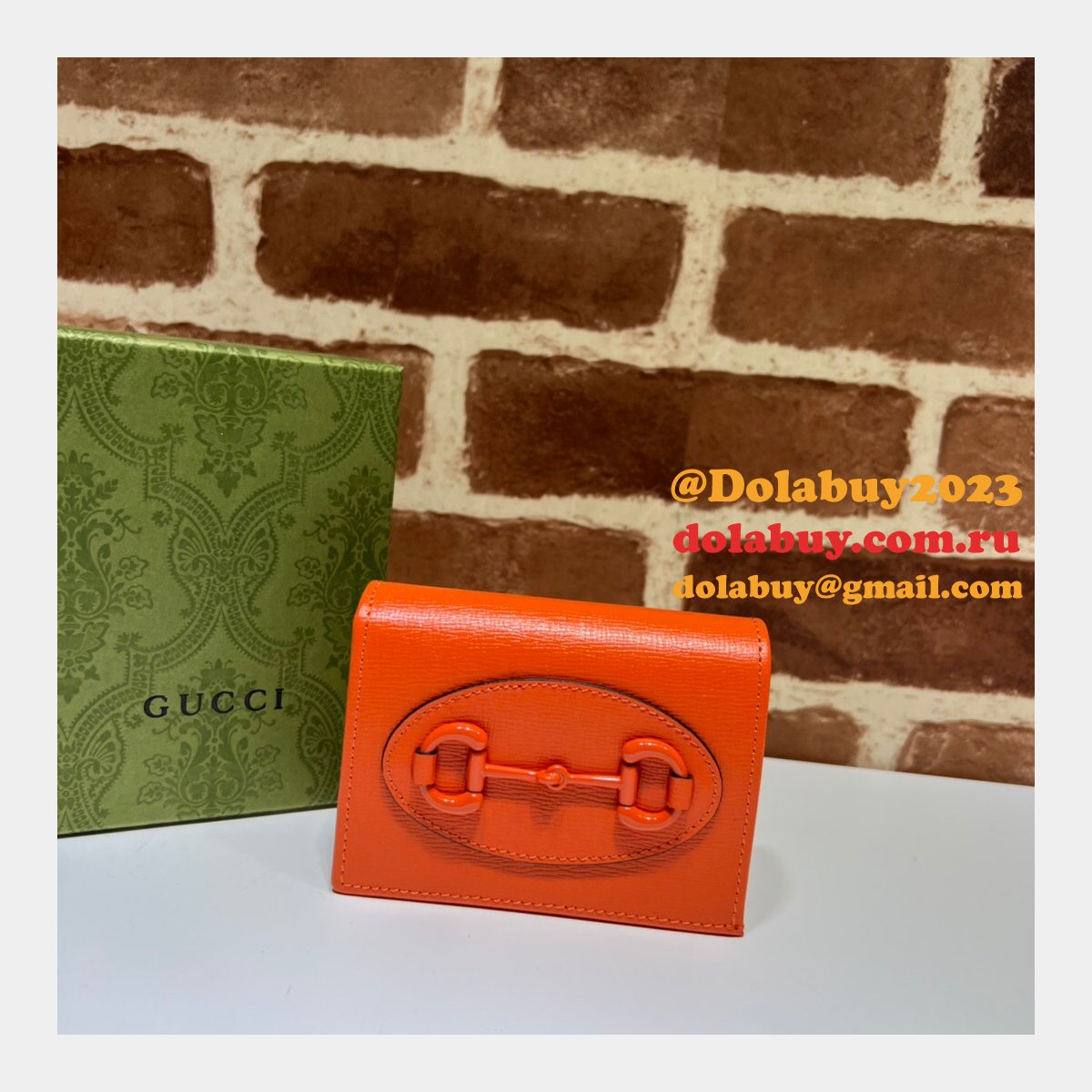 G*u*i buy horsebit 1955 card case wallet compact 621887 fashion