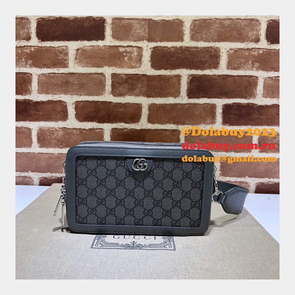 duplicate ophidia gg canvas G*u*i 771174 designer fake bag