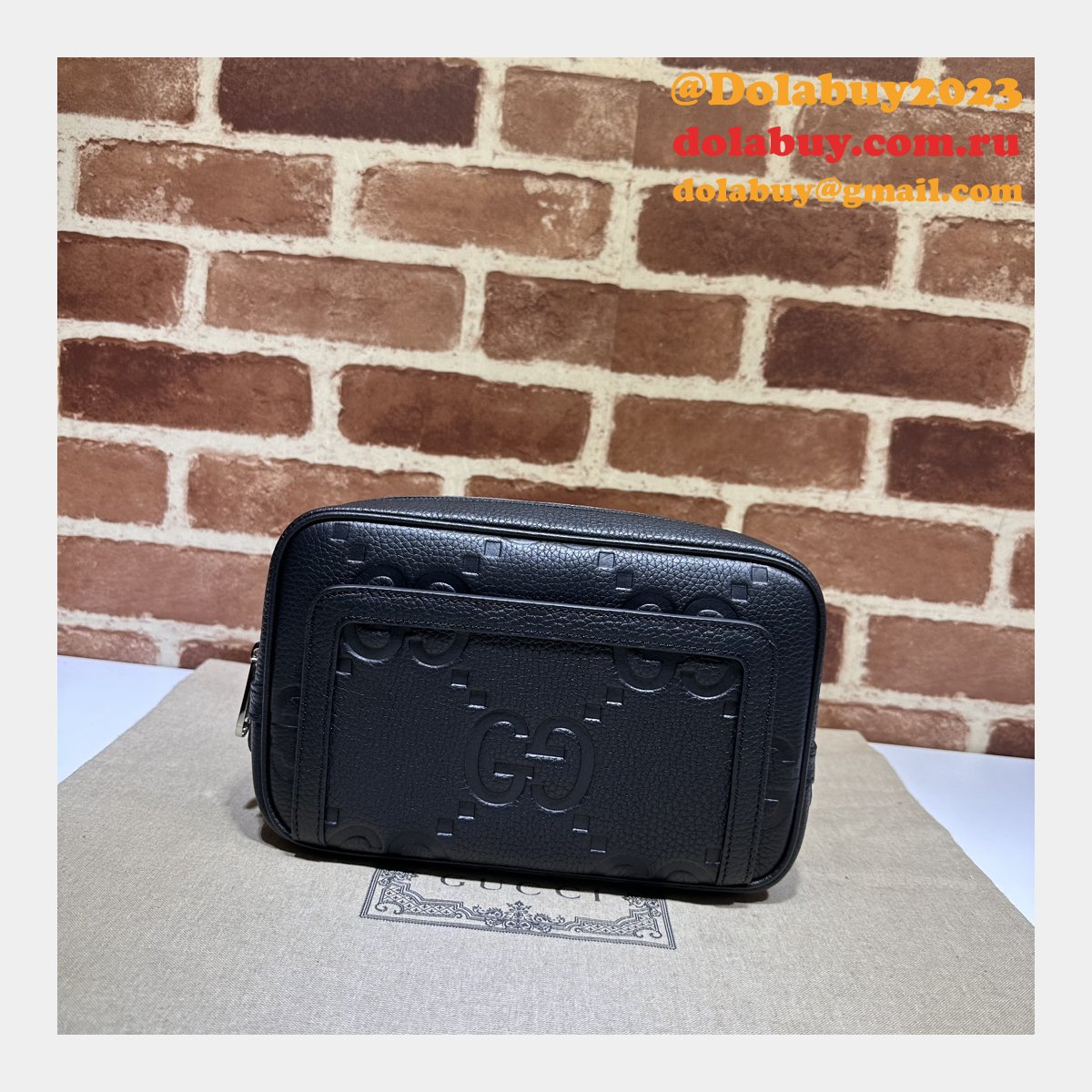 Pouches Mens 760244 Gucci Replica Ophidia GG Pouch Luxury Bag