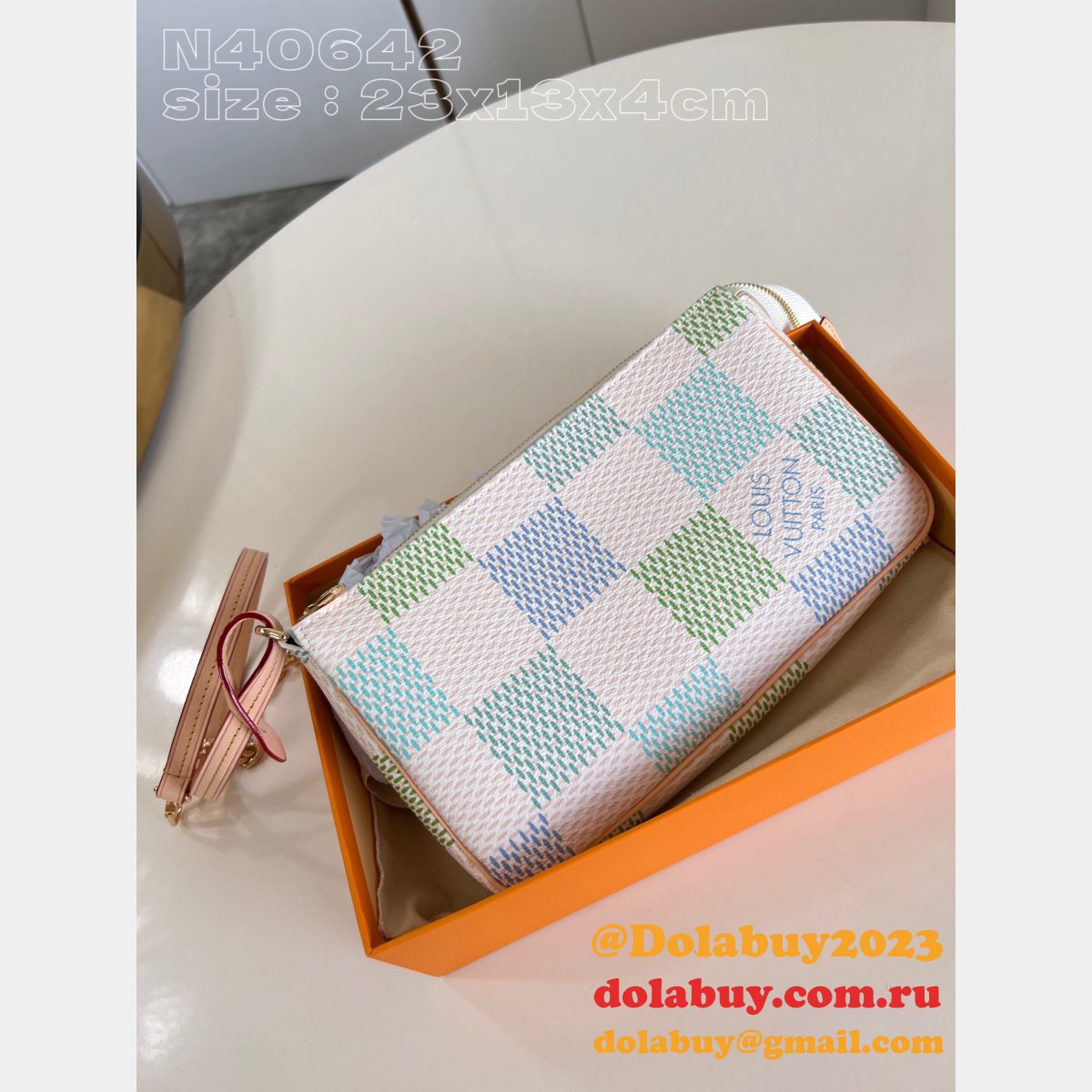 Dolabuy Louis Vuitton N40642 Replica Pochette Accessoires Damier Canvas