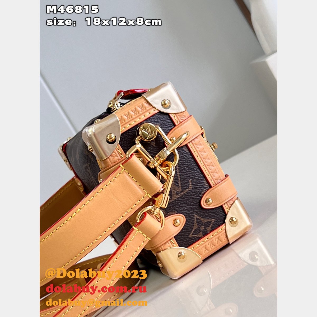 Petite Malle Louis Vuitton Replica M46815 Monogram Reverse Bag