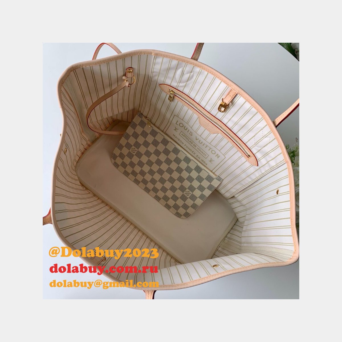 Fake Louis Vuitton M41360 Neverfull GM Monogram Canvas Bags