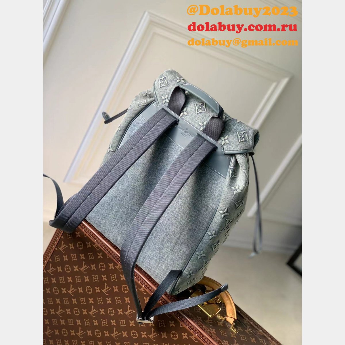 Montsouris Backpack Perfect Louis Vuitton M22534 Replica Bag