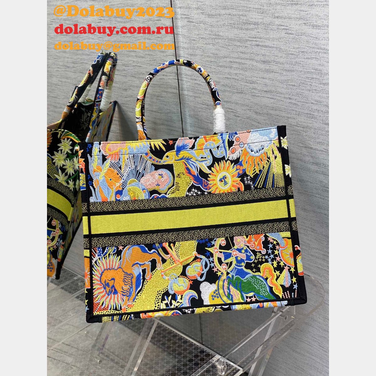 Designer Replica Dior Book Tote 36/41.5CM Fake Purses