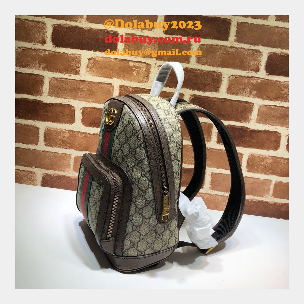 ophidia gg small backpack replica G*u*i 547965
