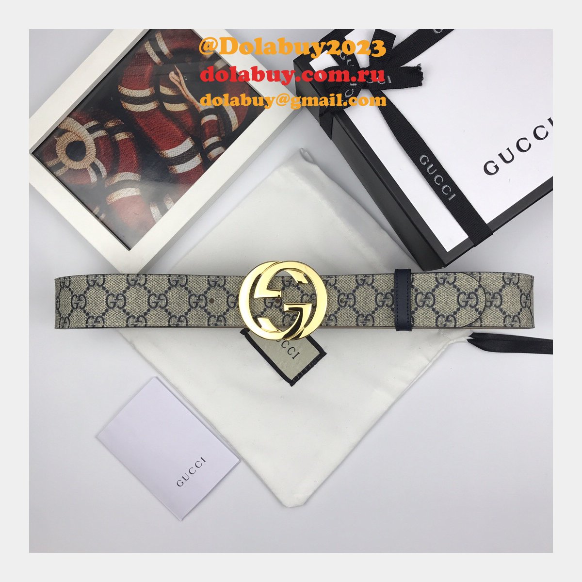 G*u*i belt with double g buckle 38mm cheap