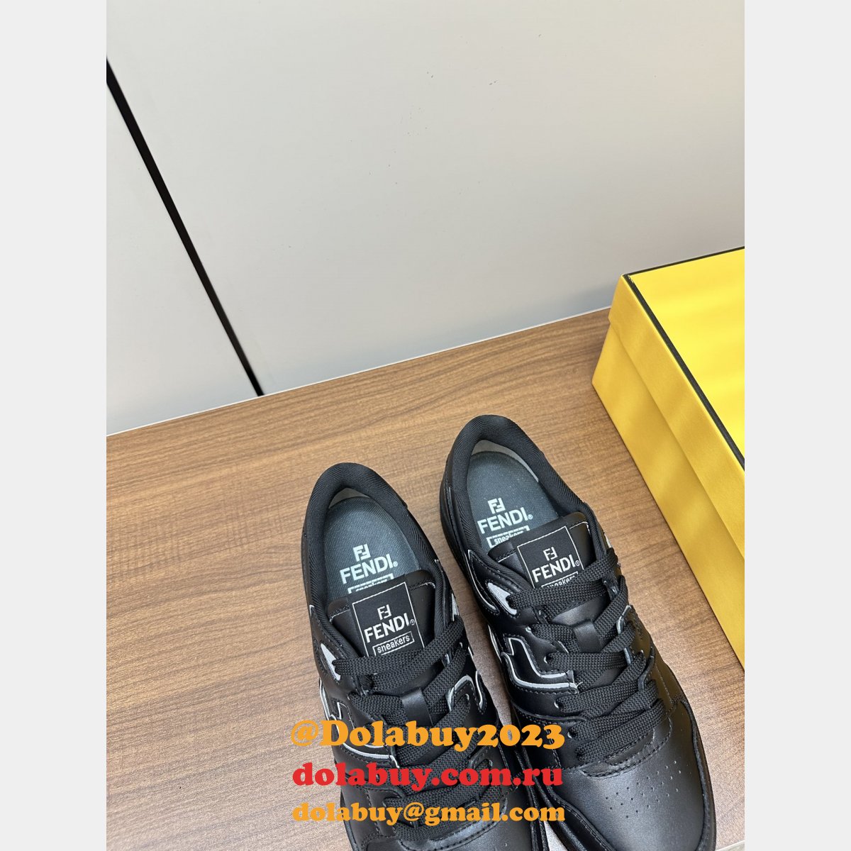 Fendi Match Low-Top Sneakers