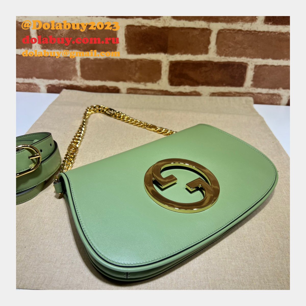 luxury 7 star G*u*i new blondie 699268 shoulder fake bag