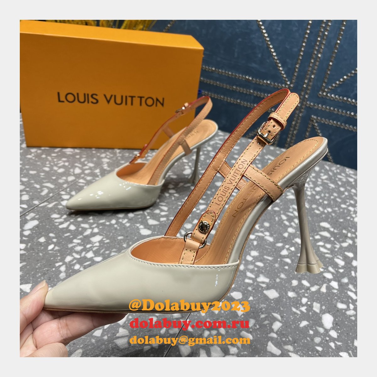 Replica LOUIS VUITTON Blossom Slingback Pump