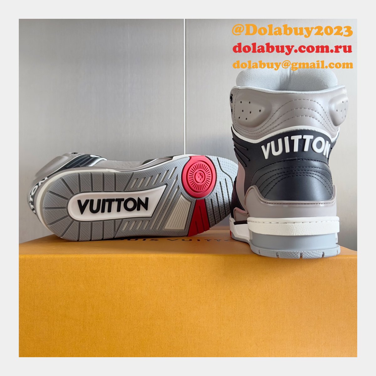 High Quality LV Trainer Sneaker Boot