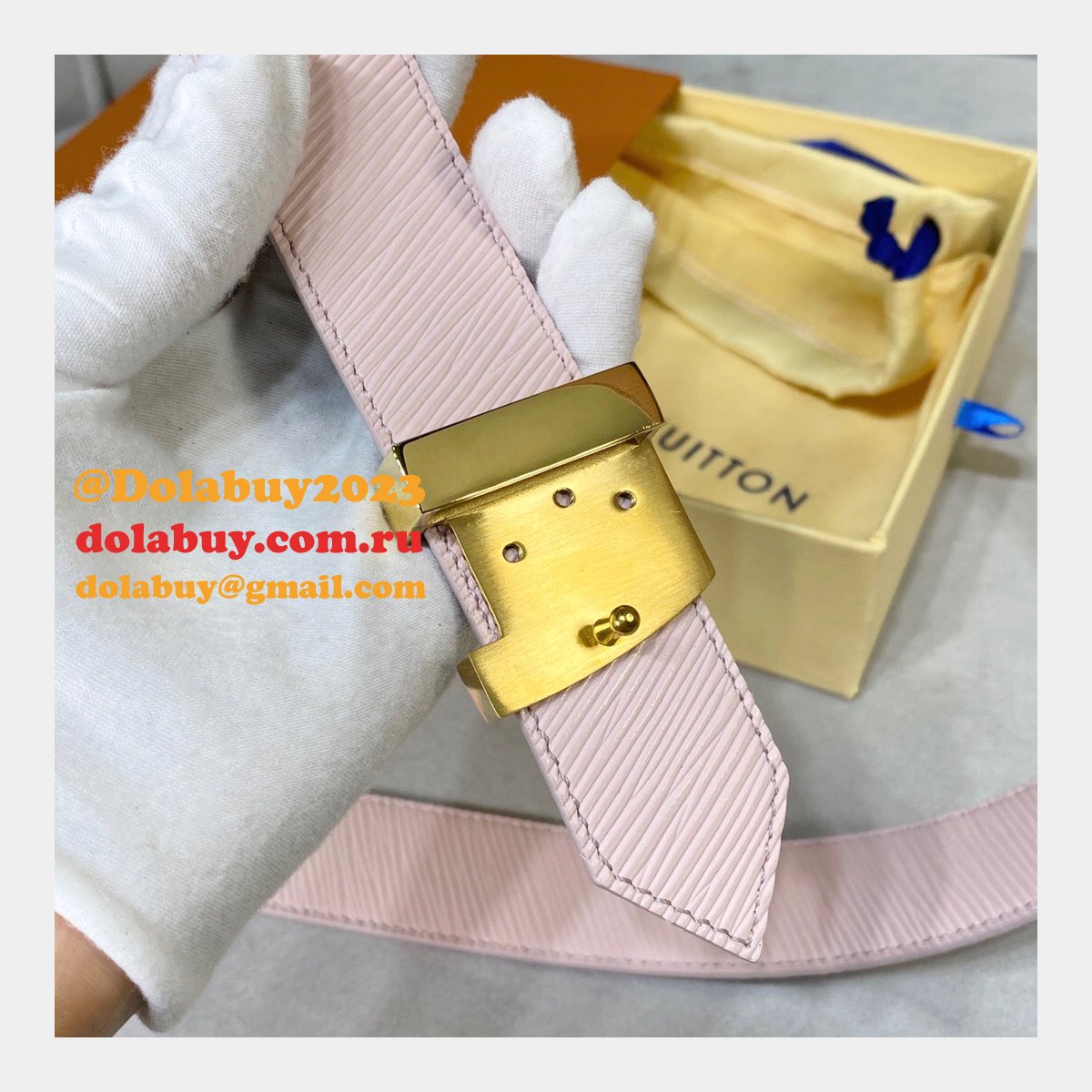 Louis Vuitton Signature Extra Long 35mm Belt Monogram Eclipse Canvas