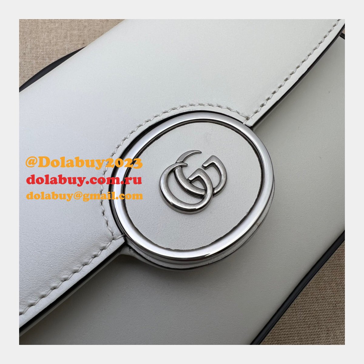 petite gg G*u*i 1:1 mirror shoulder 739722 crossbody fake bag