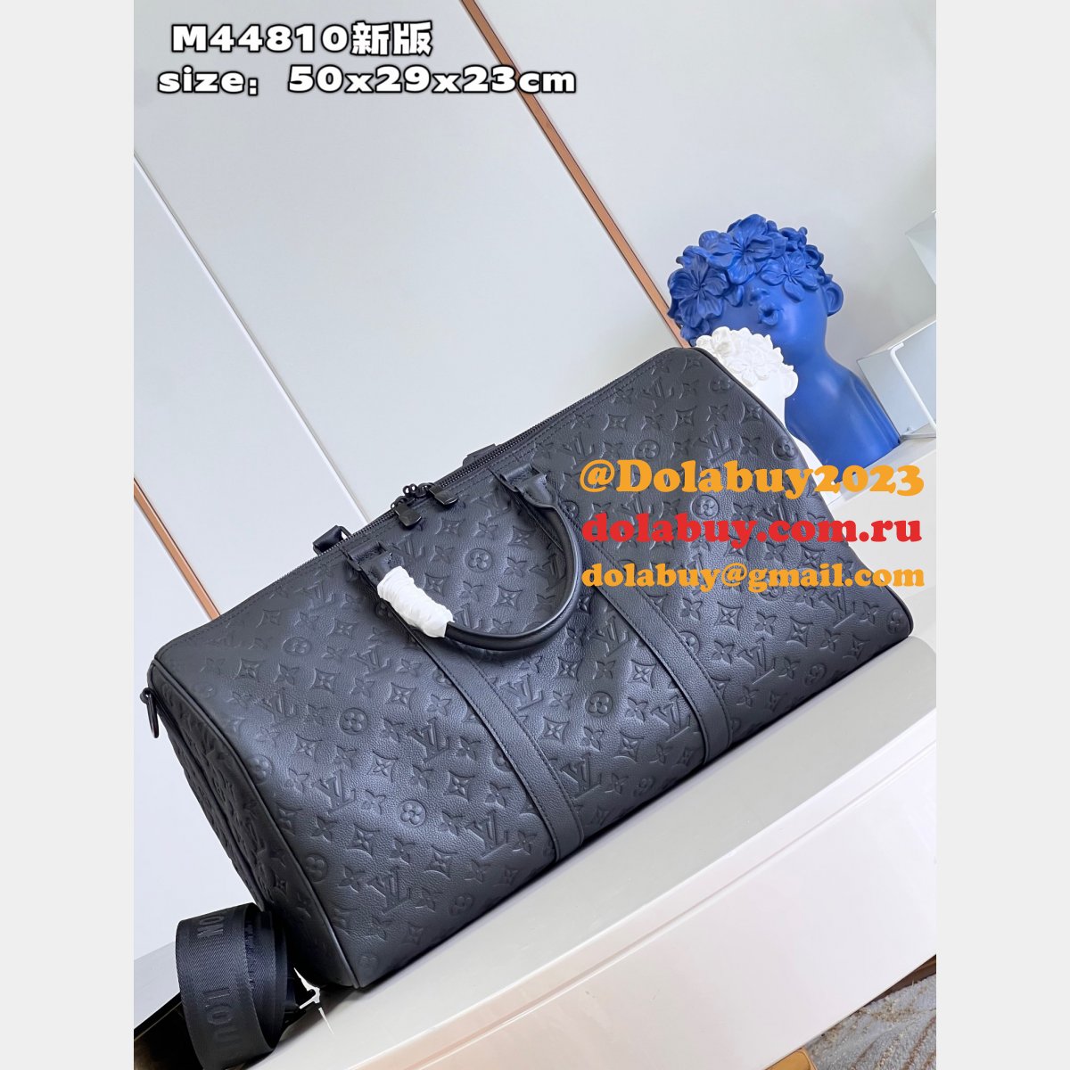 Keepall Bandoulière Fashion Louis Vuitton Replica 50 M44810 Monogram Bag