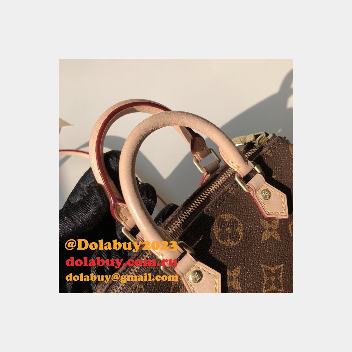 Replica Louis Vuitton Fashion Nano Speedy Monogram M61252 Marron Handbags