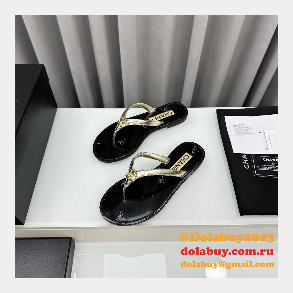 Perfect Sandals Street Replica Plain Leather Flip Flops Shoes