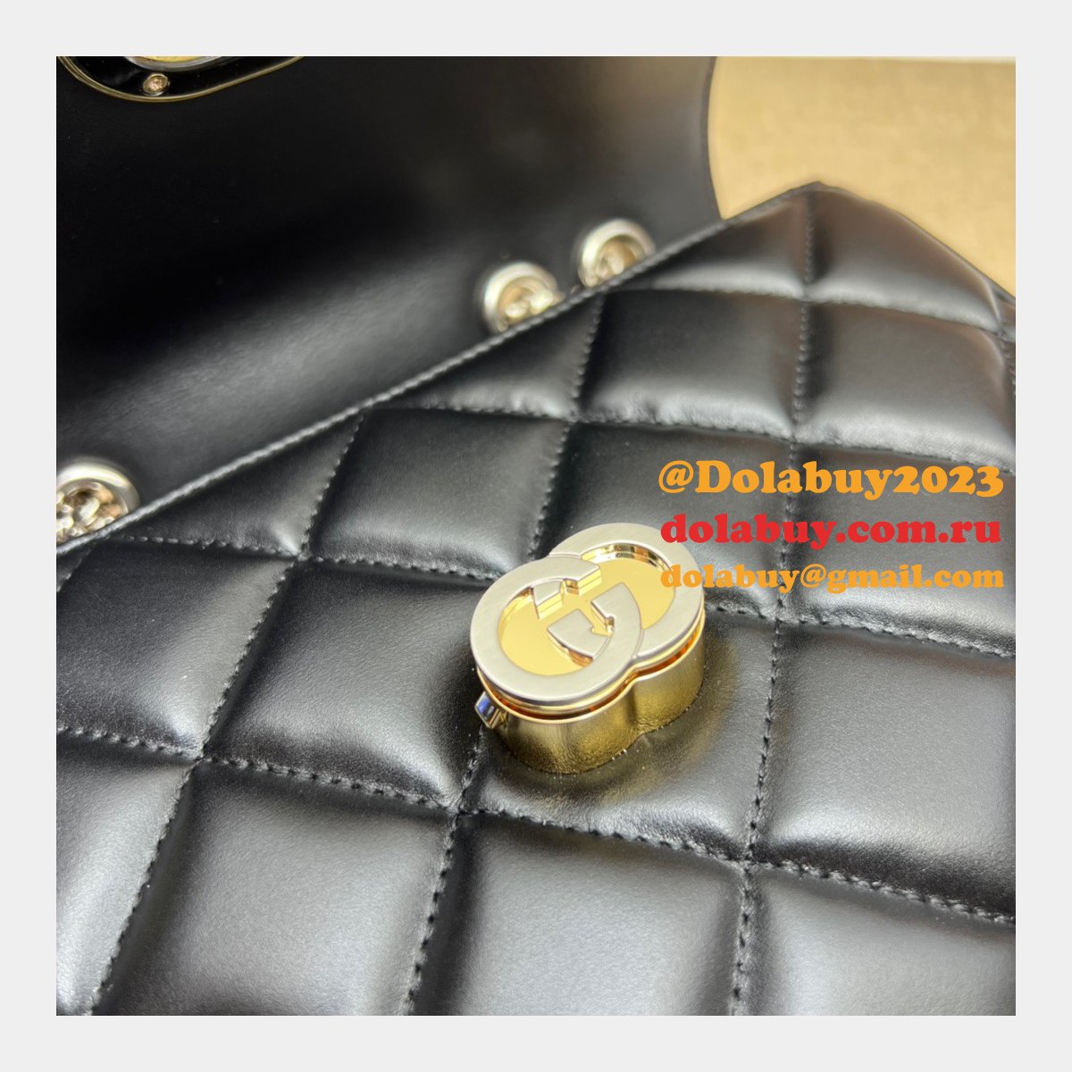 G*u*i designer deco chain shoulder 740834 replica bag