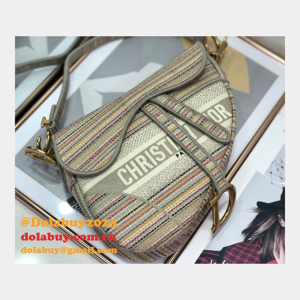 Luxury Best Replica Christian Dior Saddle Handbags for sale
