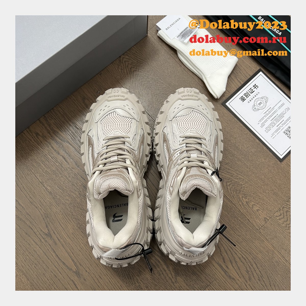 Replica Balenciaga Duplicate Defender Extended-sole Sneakers