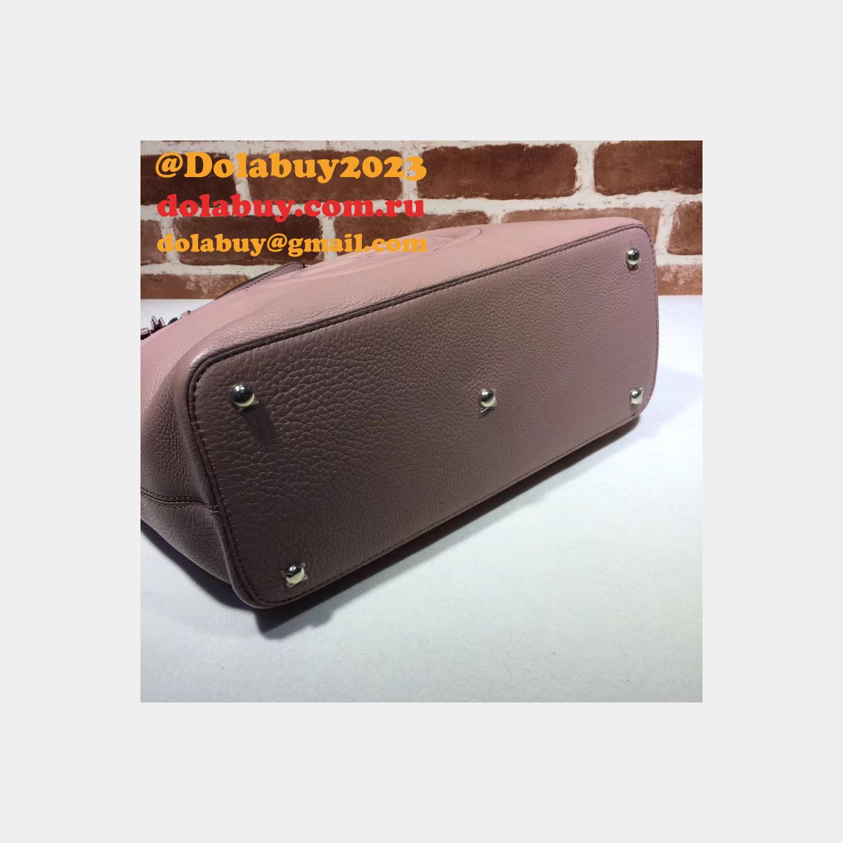 replica G*u*i luxury shoulder soho leather hobo 408825 bag