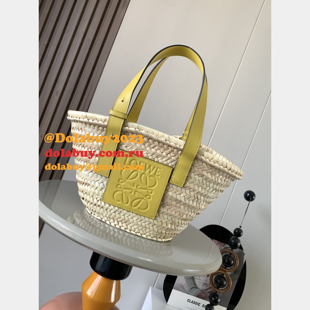 Designer loewe Basket beach handbag hot