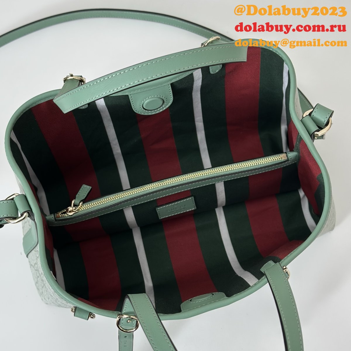 Gucci Inspired GG Emblem Small Tote Shoulder 815214 Bag