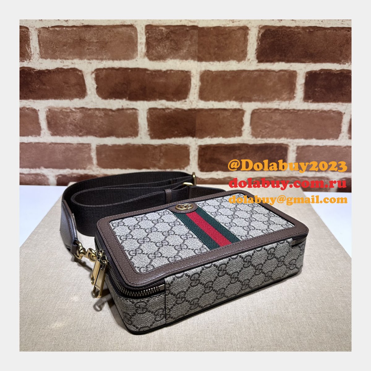 duplicate ophidia gg canvas G*u*i 771174 designer fake bag